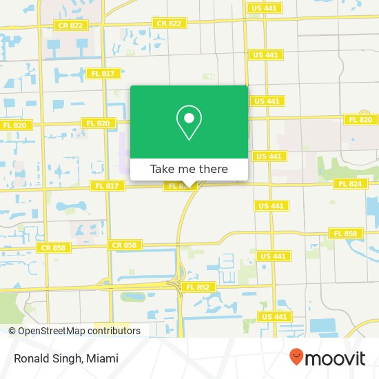 Ronald Singh map