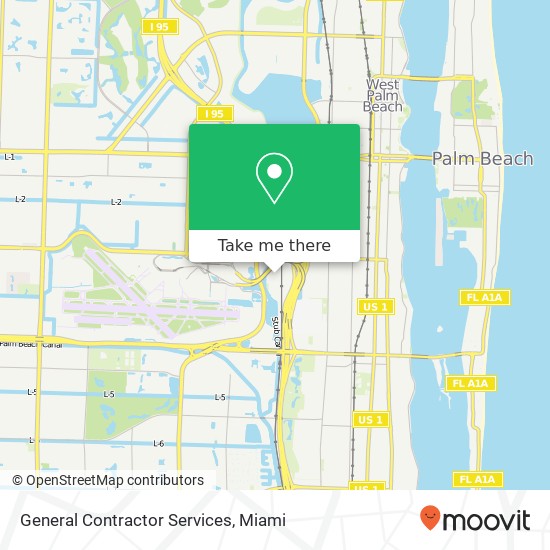 General Contractor Services map
