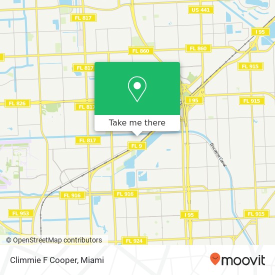 Climmie F Cooper map