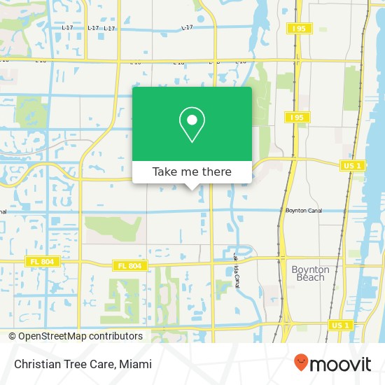 Mapa de Christian Tree Care