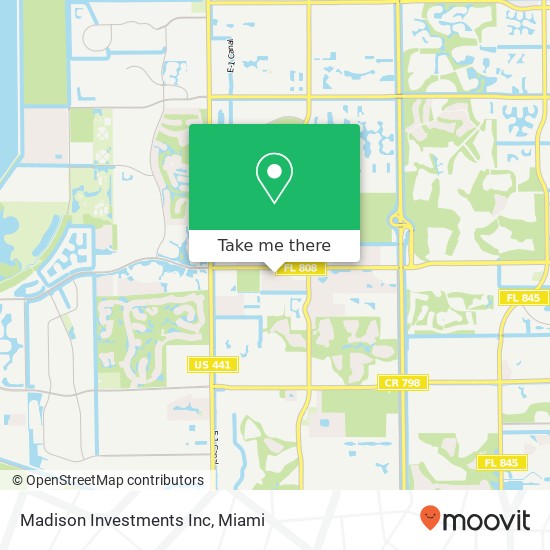 Mapa de Madison Investments Inc