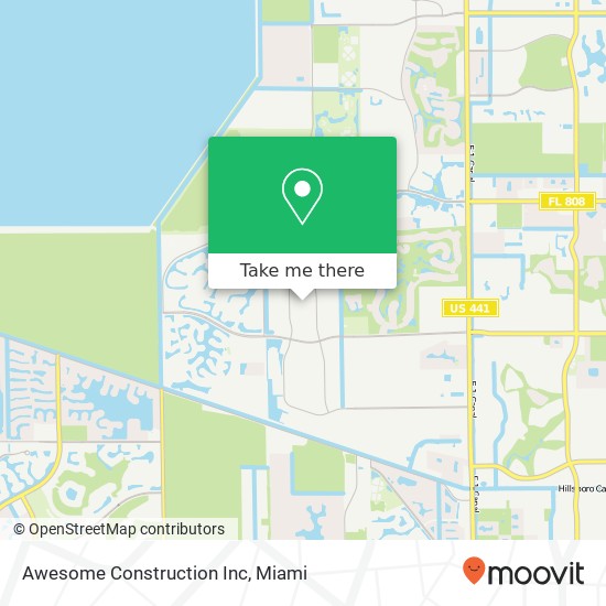 Mapa de Awesome Construction Inc