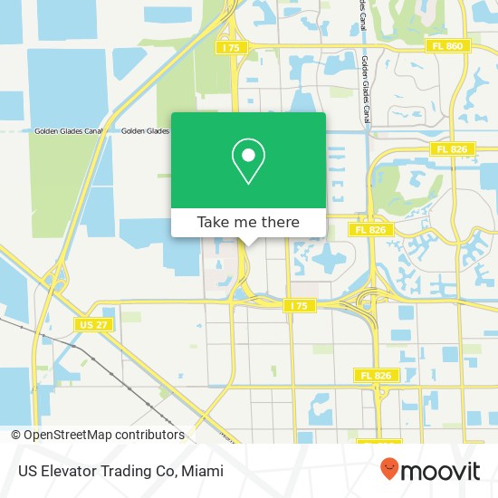 Mapa de US Elevator Trading Co