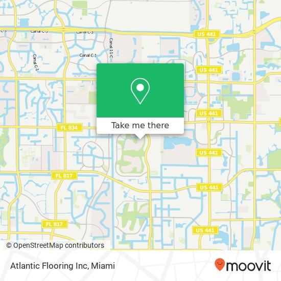 Mapa de Atlantic Flooring Inc