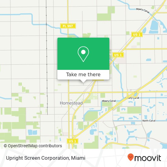 Upright Screen Corporation map