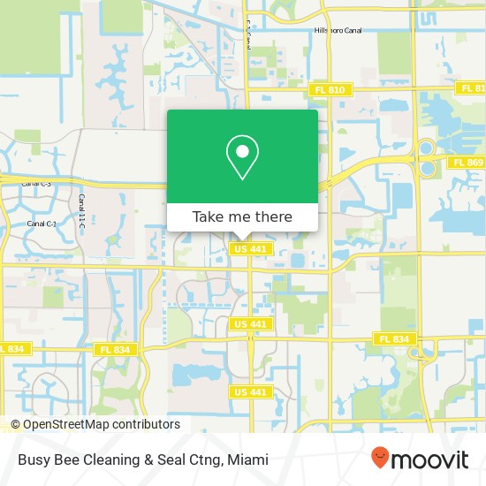 Mapa de Busy Bee Cleaning & Seal Ctng