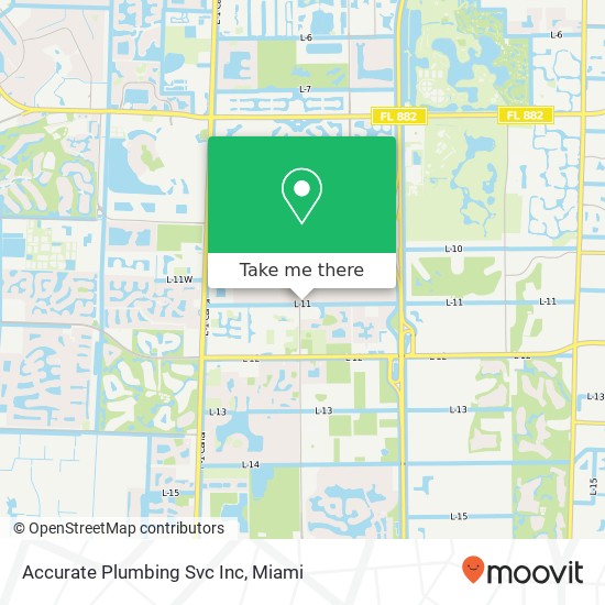 Accurate Plumbing Svc Inc map