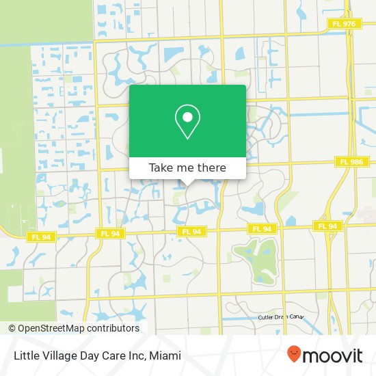 Little Village Day Care Inc map