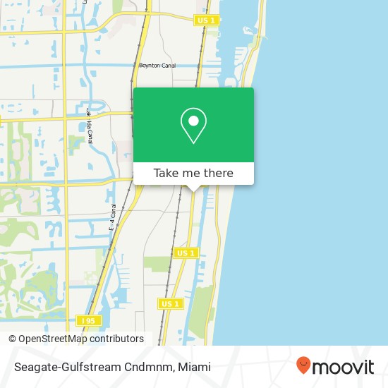 Seagate-Gulfstream Cndmnm map