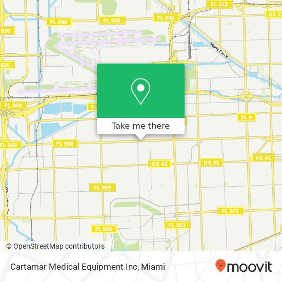 Mapa de Cartamar Medical Equipment Inc