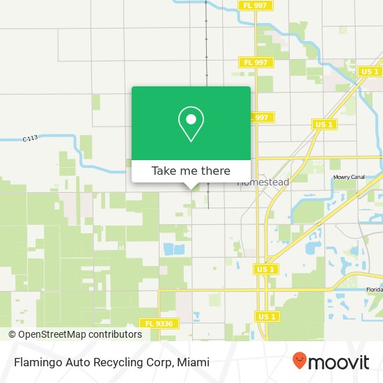 Flamingo Auto Recycling Corp map