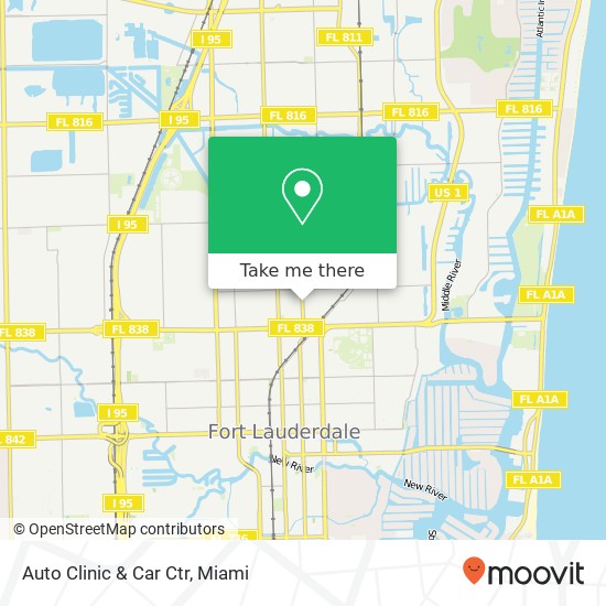 Auto Clinic & Car Ctr map
