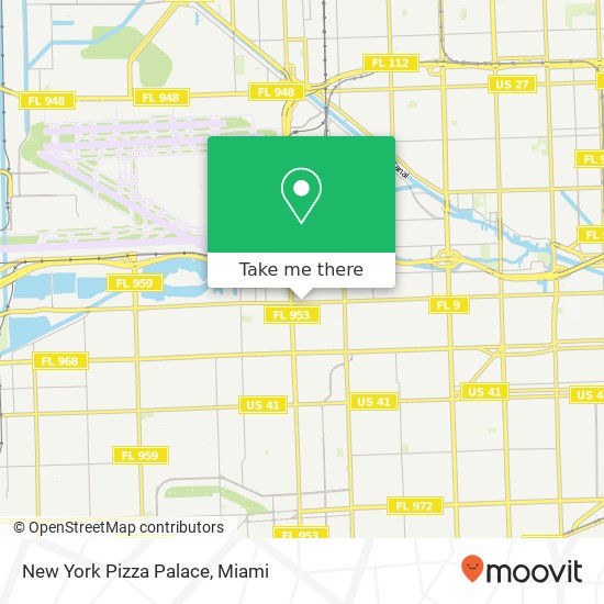 New York Pizza Palace map