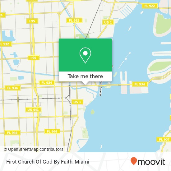 First Church Of God By Faith map