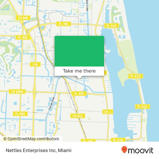 Nettles Enterprises Inc map