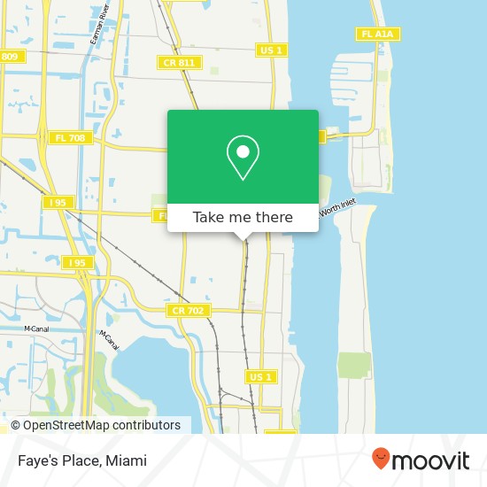 Faye's Place map