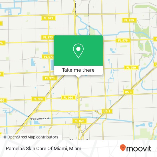 Mapa de Pamela's Skin Care Of Miami