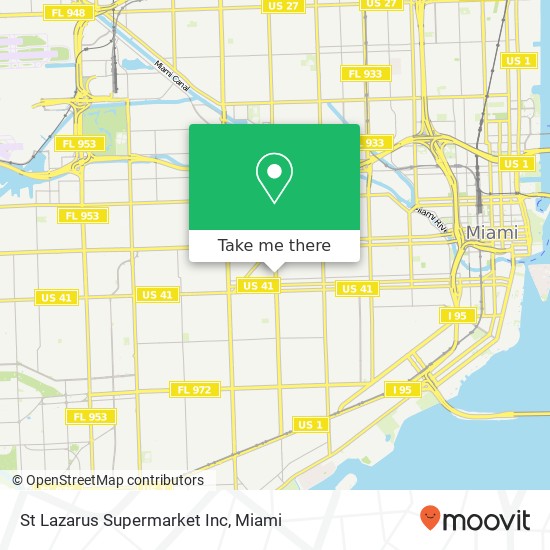 Mapa de St Lazarus Supermarket Inc