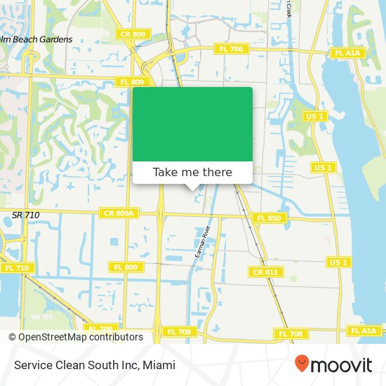 Service Clean South Inc map