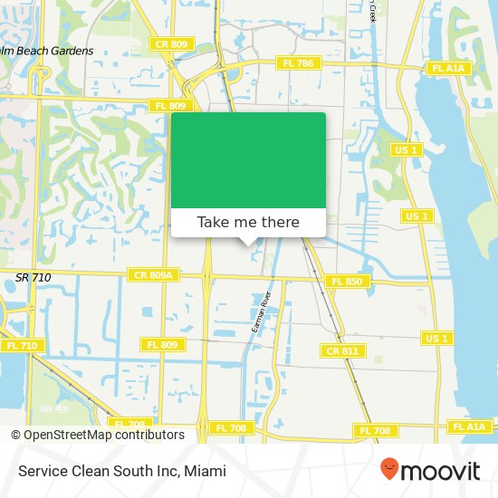 Mapa de Service Clean South Inc