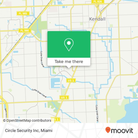 Circle Security Inc map