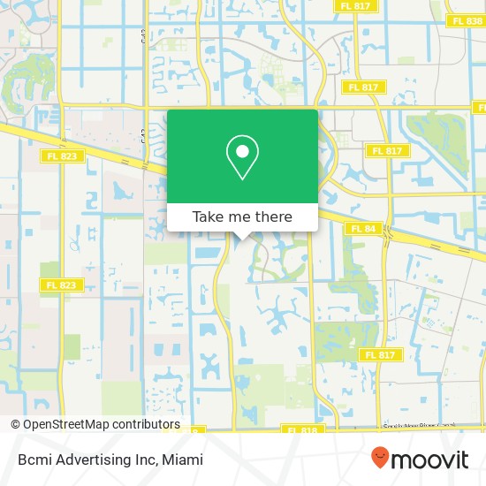 Bcmi Advertising Inc map