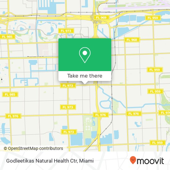 Godleetikas Natural Health Ctr map