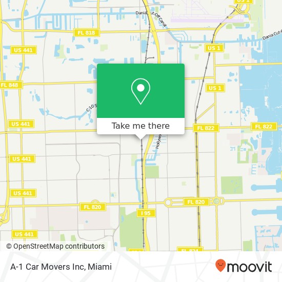 Mapa de A-1 Car Movers Inc