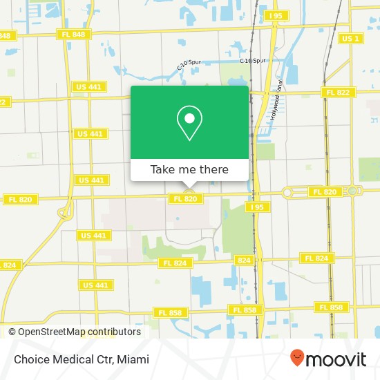 Mapa de Choice Medical Ctr