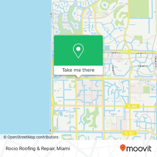 Rocio Roofing & Repair map