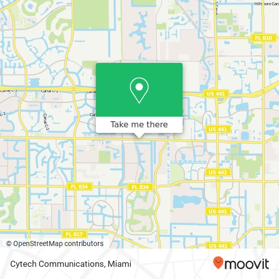 Cytech Communications map