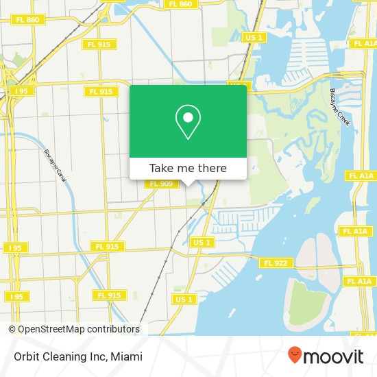 Orbit Cleaning Inc map