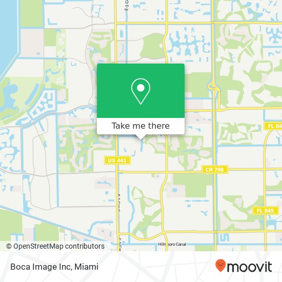 Boca Image Inc map