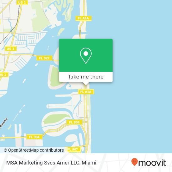 MSA Marketing Svcs Amer LLC map