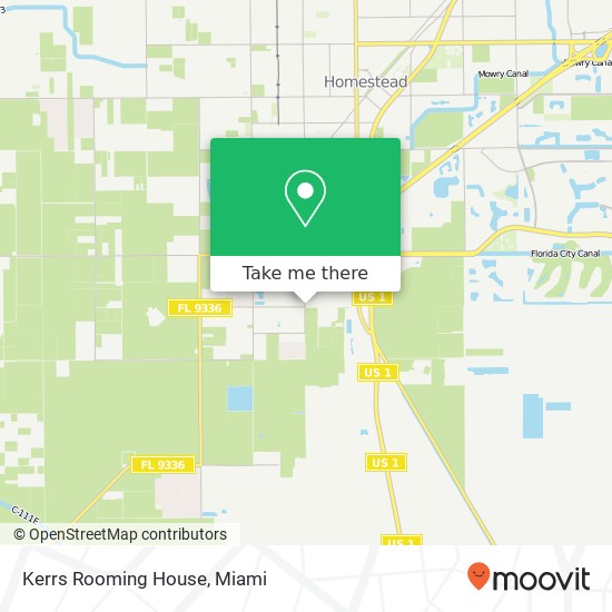 Mapa de Kerrs Rooming House