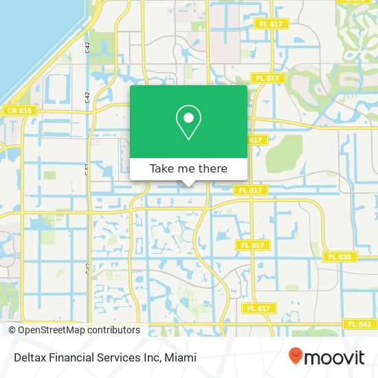 Deltax Financial Services Inc map