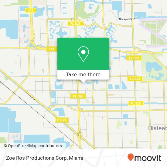 Zoe Ros Productions Corp map