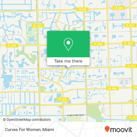 Curves For Women map