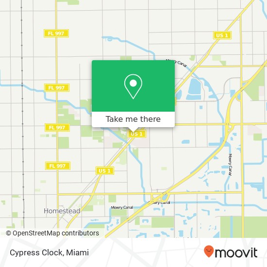 Cypress Clock map