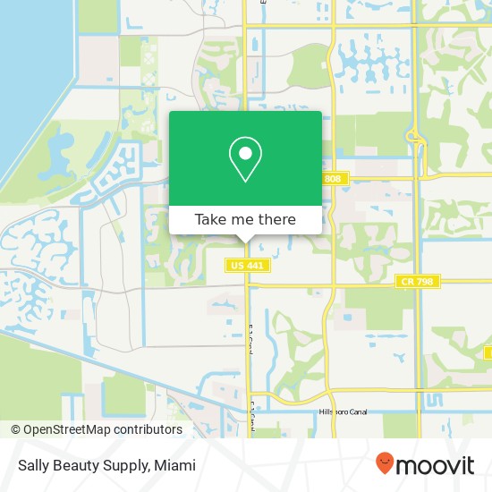 Mapa de Sally Beauty Supply