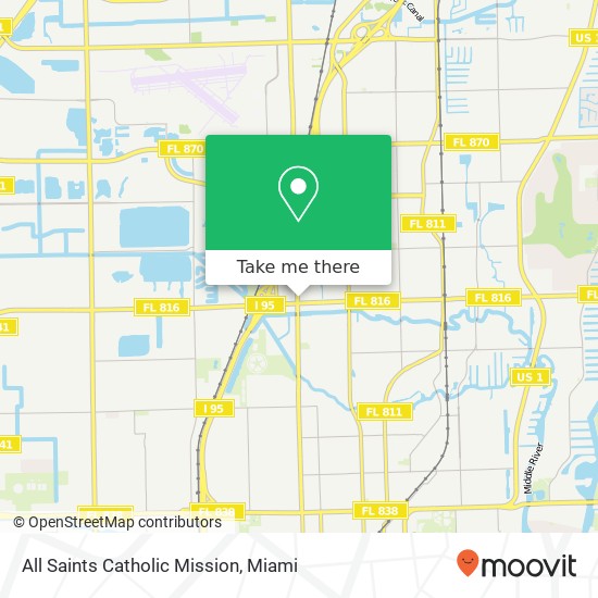 Mapa de All Saints Catholic Mission