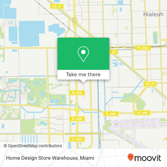 Mapa de Home Design Store Warehouse