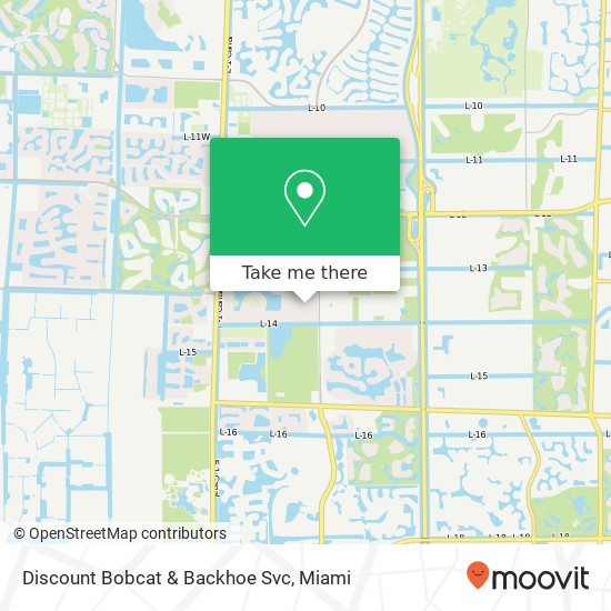 Discount Bobcat & Backhoe Svc map