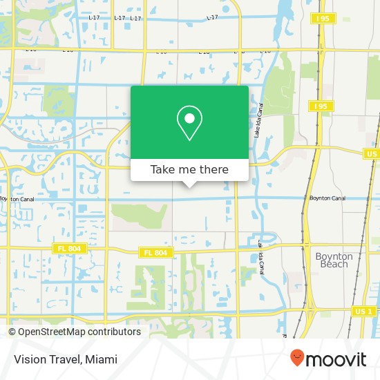 Mapa de Vision Travel