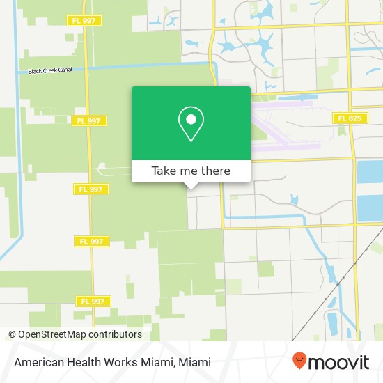 Mapa de American Health Works Miami