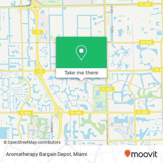 Aromatherapy Bargain Depot map