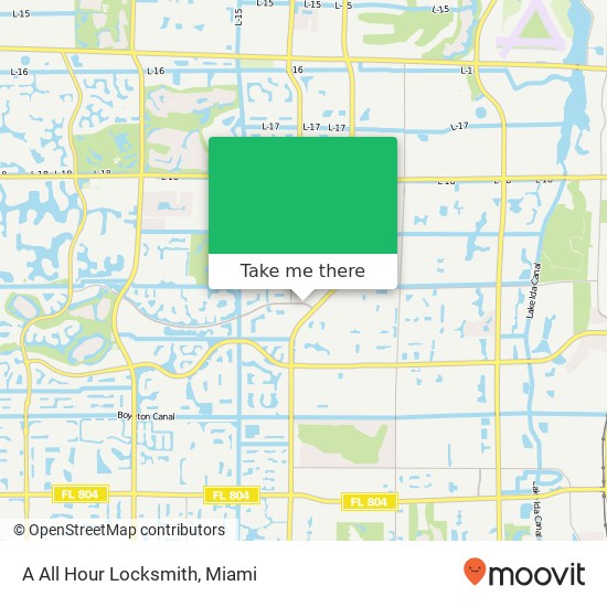 A All Hour Locksmith map