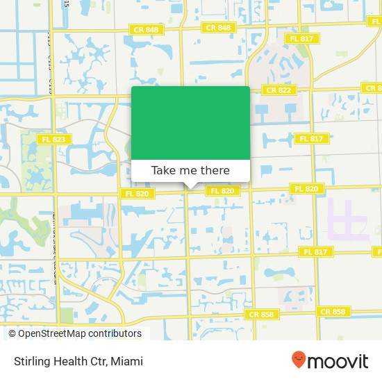 Stirling Health Ctr map