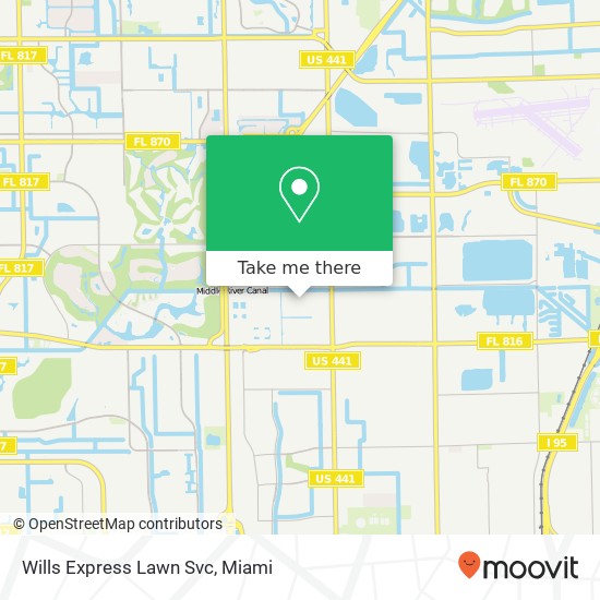 Wills Express Lawn Svc map