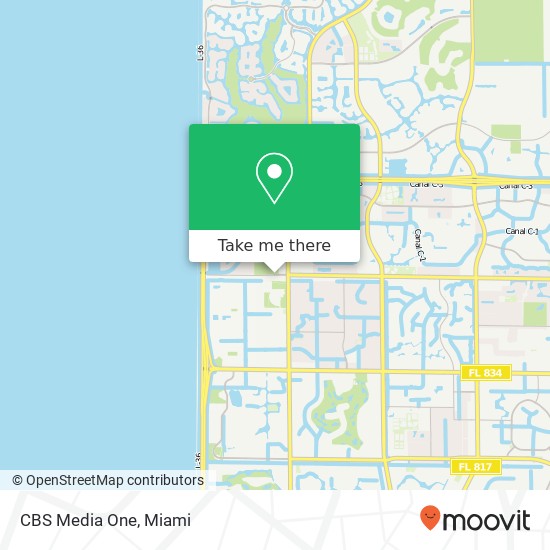 CBS Media One map